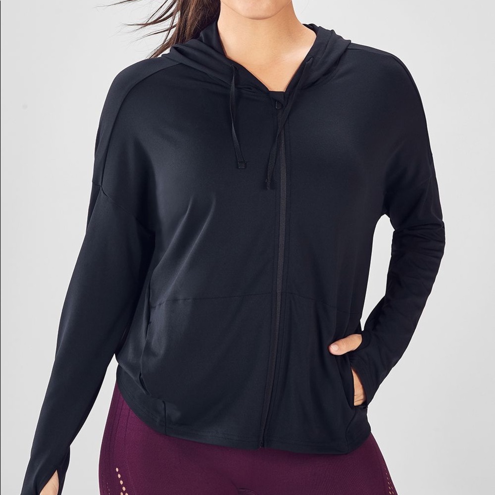 Fabletics Kyla oversized full-zip hoodie